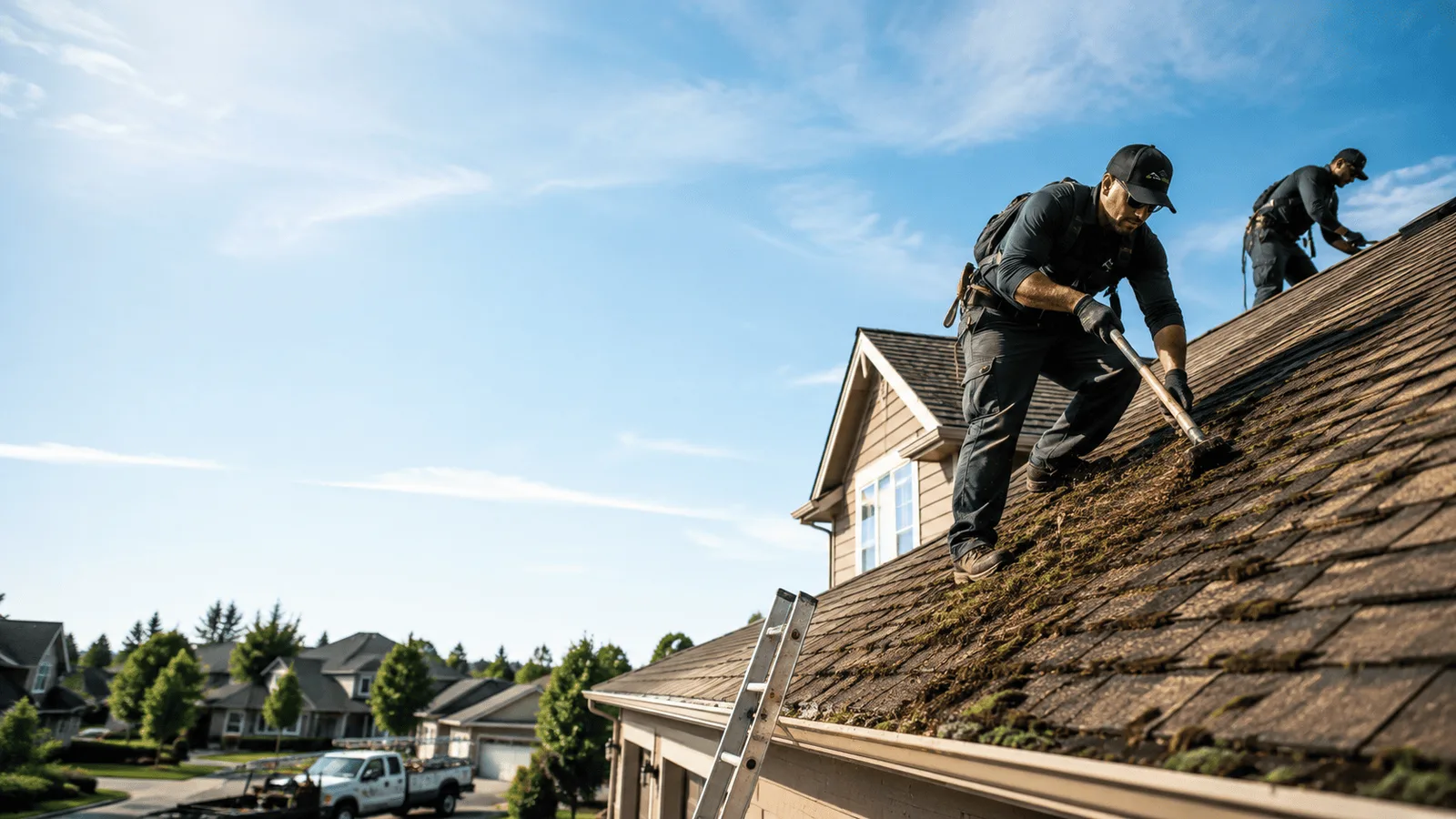 Roof Moss Removal in Markleville, IN near me